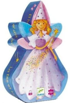 PUZZLE Enfant 36P "LA FEE ET LA LICORNE" (DJECO)