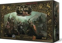 LE TRONE DE FER : STARK Contre LANNISTER - JEU DE FIGURINES BASE